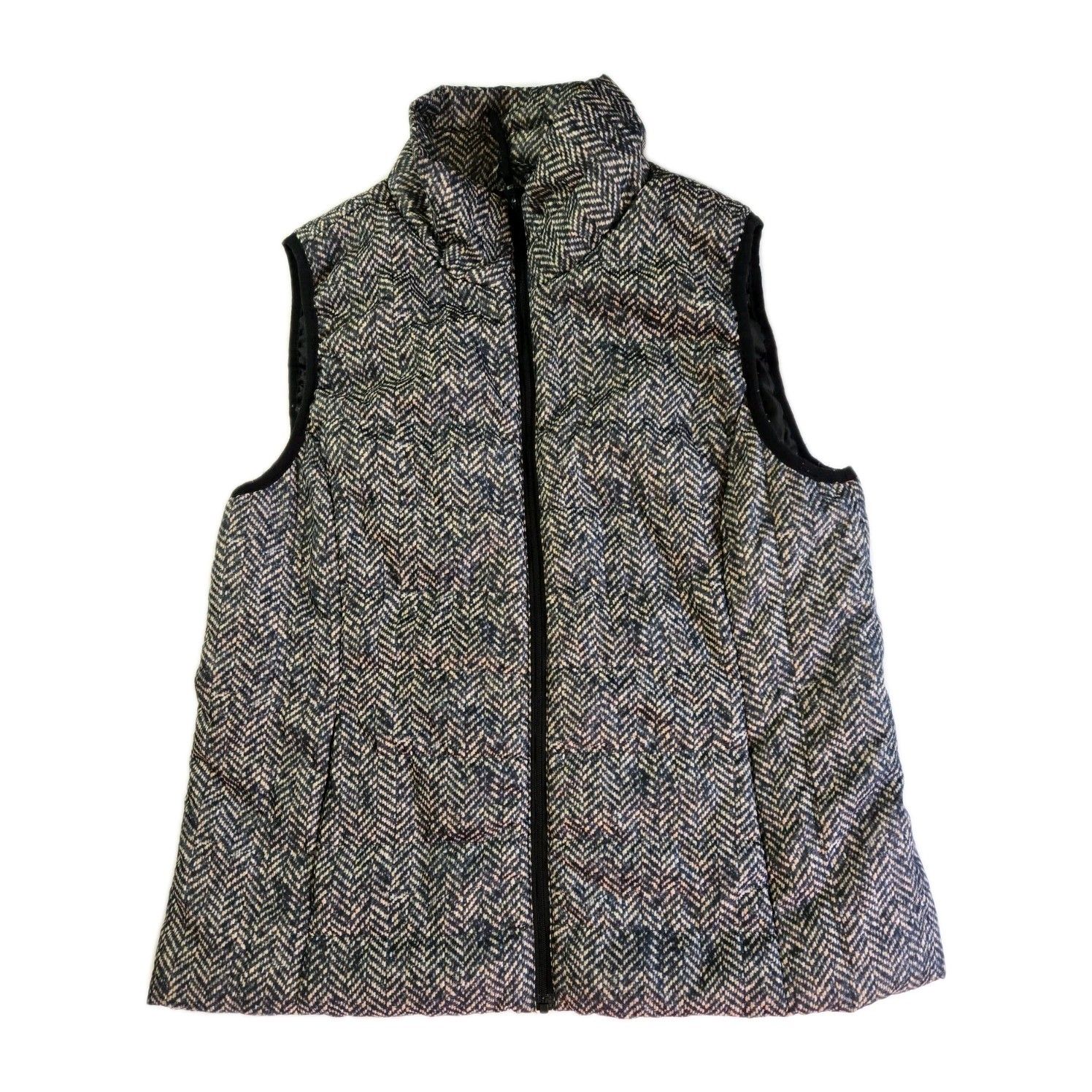Rafaello Sport Women’s Quilted Vest Sz M Zipper Closure Lightweight Puffer
